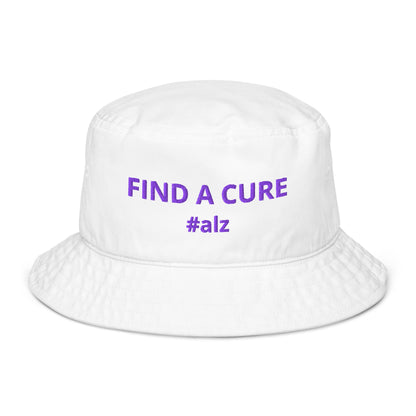 Alzheimers awareness clothing - bucket hat