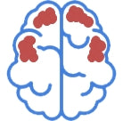 Fronto Temporal Lobe Brain Icon
