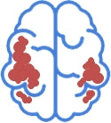 Vascular Dementia Brain Icon